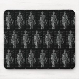 Medizinische Darstellung der Anatomie des Menschen Mousepad