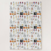 Medizinische Darstellung der Anatomie des Menschen Puzzle (Vertikal)