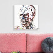 Medizinische Darstellung der Kopfschmerzen 2 Leinwanddruck (Insitu (Wohnzimmer))