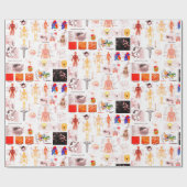 Medizinische Diagramme der Anatomie des Menschen Geschenkpapier (Flach)