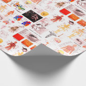 Medizinische Diagramme der Anatomie des Menschen Geschenkpapier (Ecke)