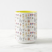 Medizinische Diagramme der Anatomie des Menschen Tasse (Zentrum)