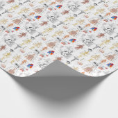 Medizinische Diagramme in voller Farbe Geschenkpapier (Ecke)