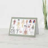 Medizinische Diagramme in voller Farbe Karte (Vorderseite)