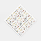 Medizinische Diagramme in voller Farbe Serviette (Ecke)