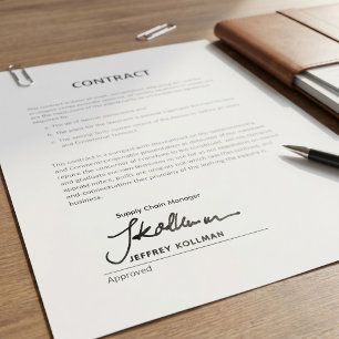 Medizinische Fachkraft Unterschrift Personalisie Permastempel