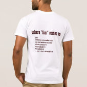 Medizinische Fakultät - Pritzker medizinische T-Shirt (Rückseite)