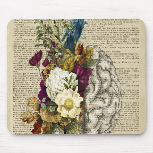 medizinische florale Hirnanatomie Mousepad (Vorne)