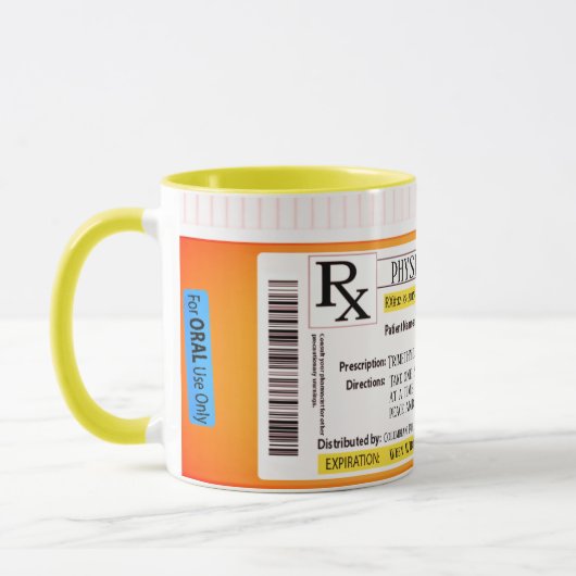 Medizinische Formel RX Tasse (Links)