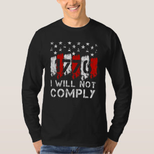 Medizinische Freiheit Ich werde keine Mandate gege T-Shirt