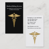 Medizinische Gebührenzählungs-Visitenkarten Visitenkarte (Vorne/Hinten)