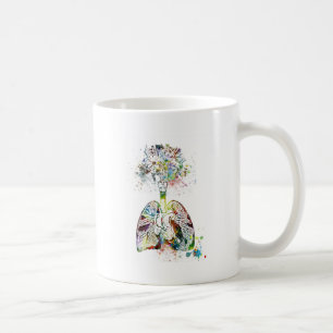 Medizinische Geschenke Herz und Lunge-Motiv Kaffeetasse