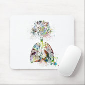 Medizinische Geschenke Herz und Lunge-Motiv Mousepad (Mit Mouse)