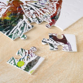 Medizinische Geschenke Herz und Lunge-Motiv Puzzle (Seite)