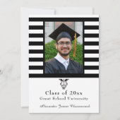 Medizinische Gesundheitsfürsorge Schwarz-weißer St Ankündigung (Vorderseite)