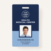 Medizinische Gesundheitsklinik Bar Code ID Ausweis (Vorderseite)