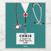 Medizinische Graduiertengruppe Weinkennzeichen Weinetikett (Einzelnes Label)