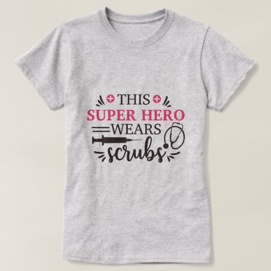 Medizinische Grafische Anerkennung von Helden im G T-Shirt (Design vorne)