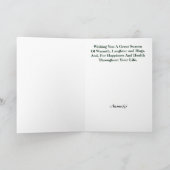 Medizinische GruppeCaduceus und Feiertagskarte (Innenseite)