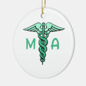 MEDIZINISCHE HILFE KERAMIK ORNAMENT (Links)