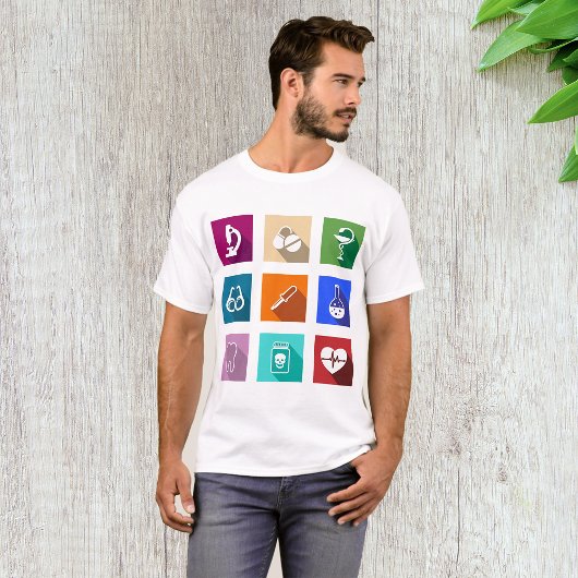 Medizinische Icons Mens T - Shirt