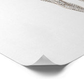 Medizinische Illustration des männlichen Lymphsyst Poster (Ecke)