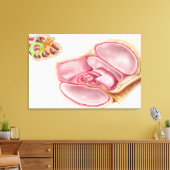 Medizinische Illustration von Endolymph Leinwanddruck (Insitu (Wohnzimmer))