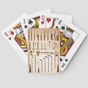 Medizinische Instrumente Vintage Kartenspiel Spielkarten