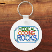 Medizinische Kodiersteine Schlüsselanhänger (Vorderseite)