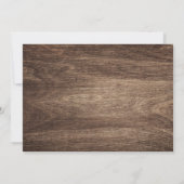 Medizinische Krankenanstalt Rustikale Sonnenblume Einladung (Rückseite)