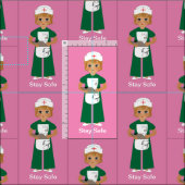 Medizinische Krankenschwester Bleibe sichere Niedl Stoff (Kachel)