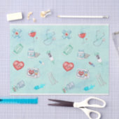 Medizinische Krankenschwester für Wasserfarben Seidenpapier (Handwerk)