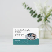 Medizinische Labrador-Testdienste Moderne Visitenk Visitenkarte (Stehend Vorderseite)