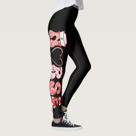 Medizinische Liebe Herzkrankheiten Spaß Valentine Leggings