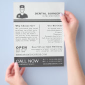 Medizinische Logos, Zahnmedizin, Zahnmedizin Flyer (Hand)