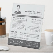 Medizinische Logos, Zahnmedizin, Zahnmedizin Sockelschild (In Situ)