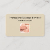 Medizinische Massage-Dienstleistungen Visitenkarte (Vorderseite)