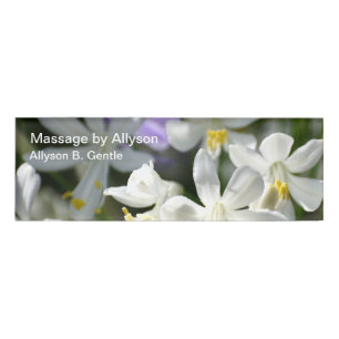 Medizinische Massage-Schönheits-Thema Namenschild