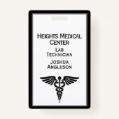 Medizinische Mitarbeiter-ID doppelseitig Ausweis (Vorderseite)