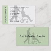Medizinische Mobilitäts-Visitenkarten Visitenkarte (Vorne/Hinten)