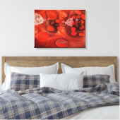 Medizinische Nanoboter im Blutstrom Leinwanddruck (Insitu (Schlafzimmer))
