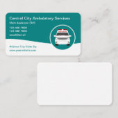 Medizinische Notfallambulanz EMS Visitenkarte (Vorne/Hinten)
