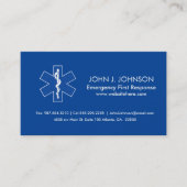 Medizinische Notfalldienste Visitenkarte (Vorderseite)