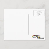 Medizinische Notfallkarte 4 Telefonapparate Funny  Postkarte (Rückseite)