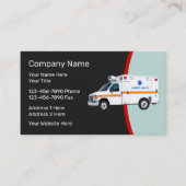 Medizinische Notfallkarten Visitenkarte (Vorderseite)