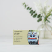 Medizinische Notfallkarten Visitenkarte (Stehend Vorderseite)