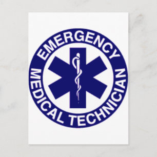 MEDIZINISCHE NOTFALLTECHNIKER EMT POSTKARTE