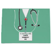 Medizinische personalisierte Fakultät Große Geschenktüte (Vorderseite)