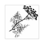 medizinische Pflanze Gummistempel (Prägung)