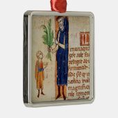 Medizinische Pflanzen Silbernes Ornament (Rechts)